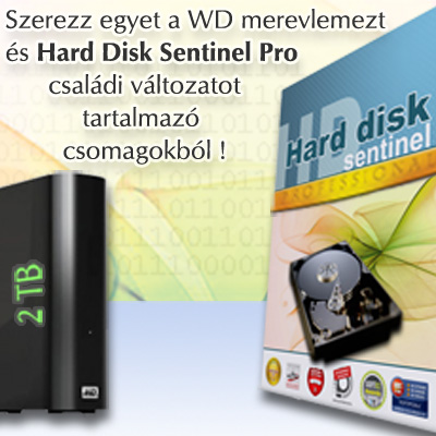 K�ls� merevlemez �s Hard Disk Sentinel Professional csal�di licensz